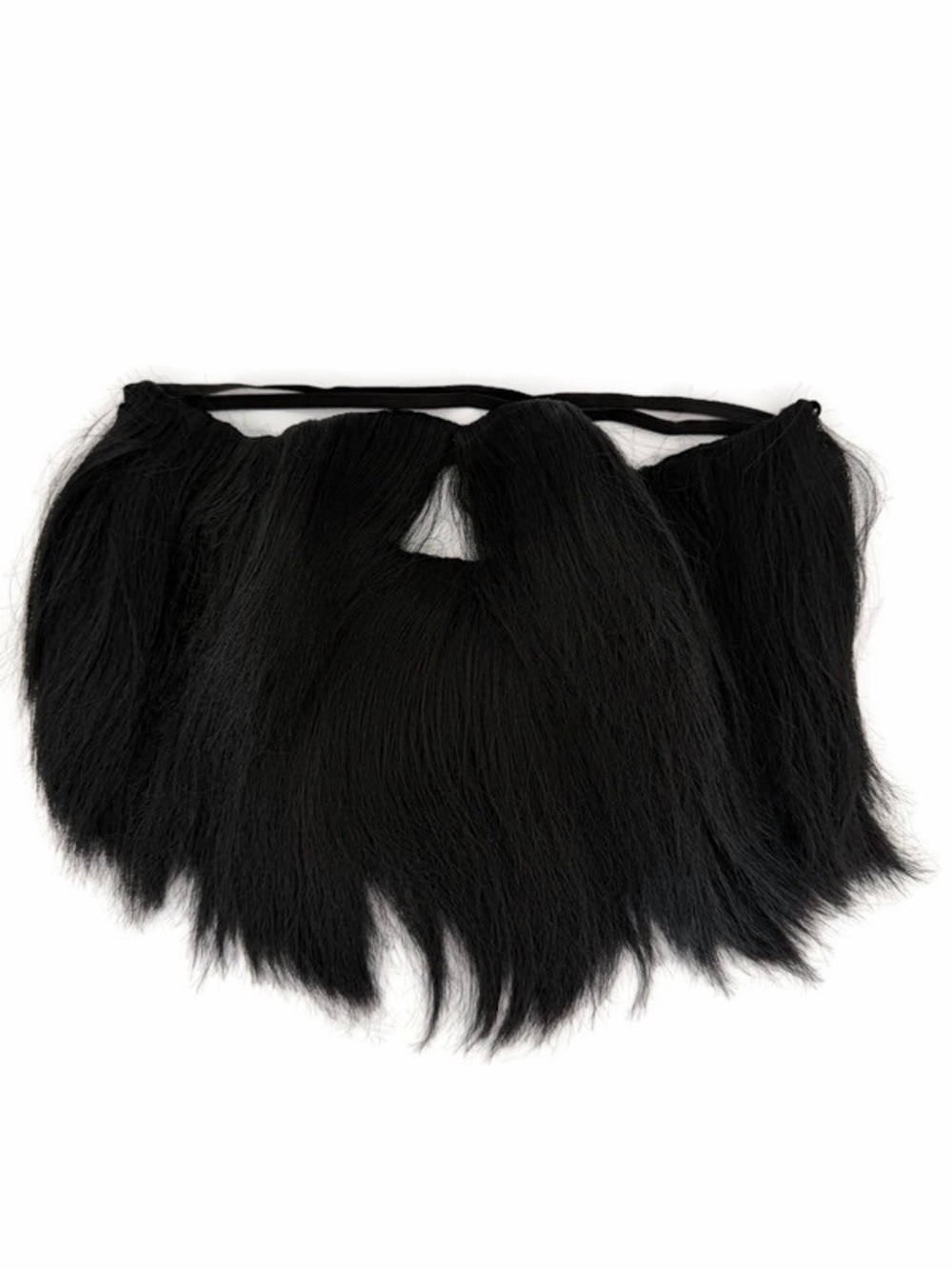 Black Faux Mustache and Beard